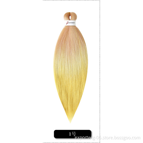 Bulk Pre-strched Braiding Hair Wholesale Braiding Synthetic Hair Extension for Braid Crochet
